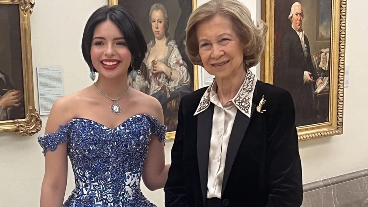 Historia de la joya que Ángela Aguilar lució con la reina Sofía