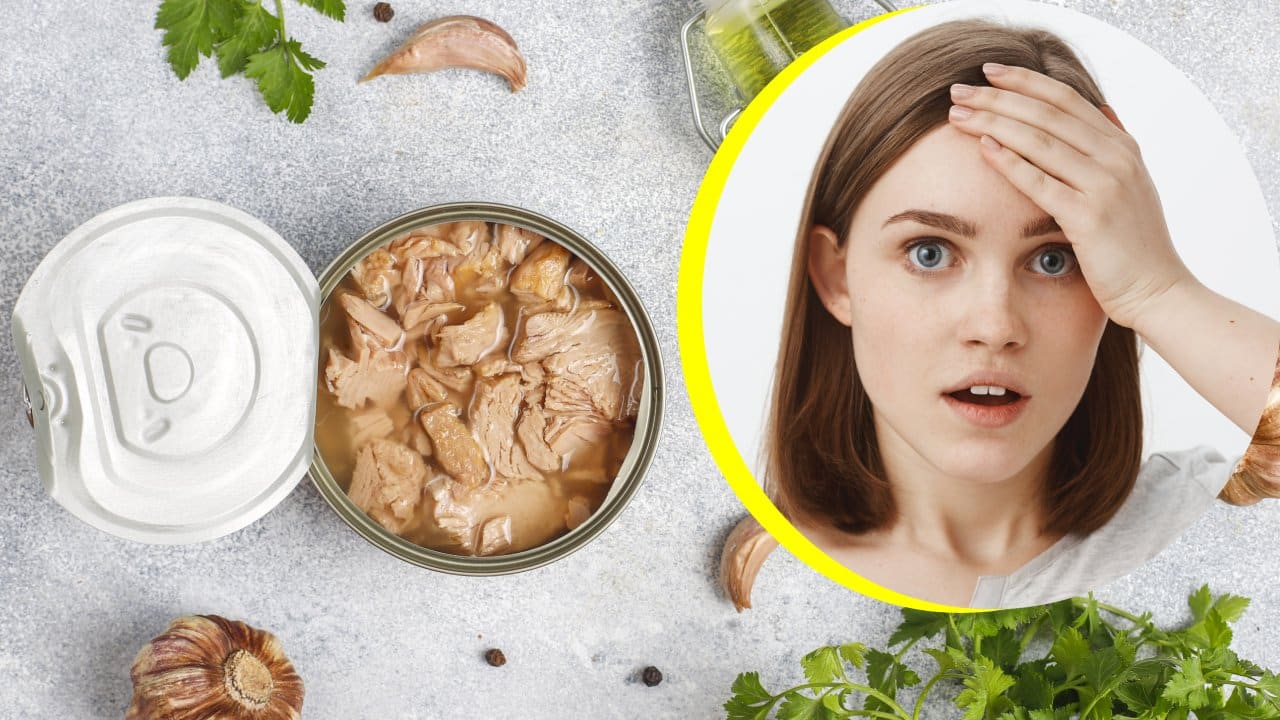 Nunca debes guardar las latas de atún abiertas