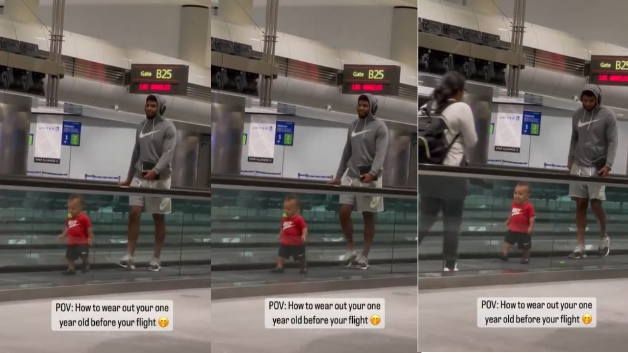 apá fue alabado por cansar a su hijo antes de un vuelo