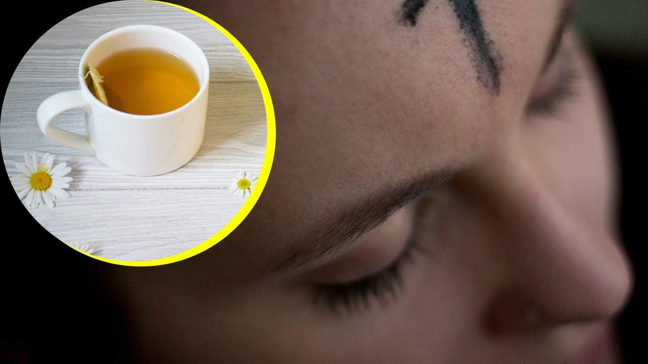 Té de manzanilla en Miércoles de Ceniza