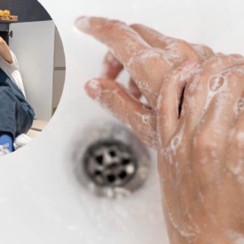 destapar el drenaje del lavabo