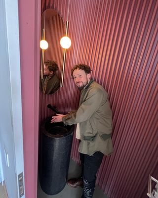 baño del creador de contenido