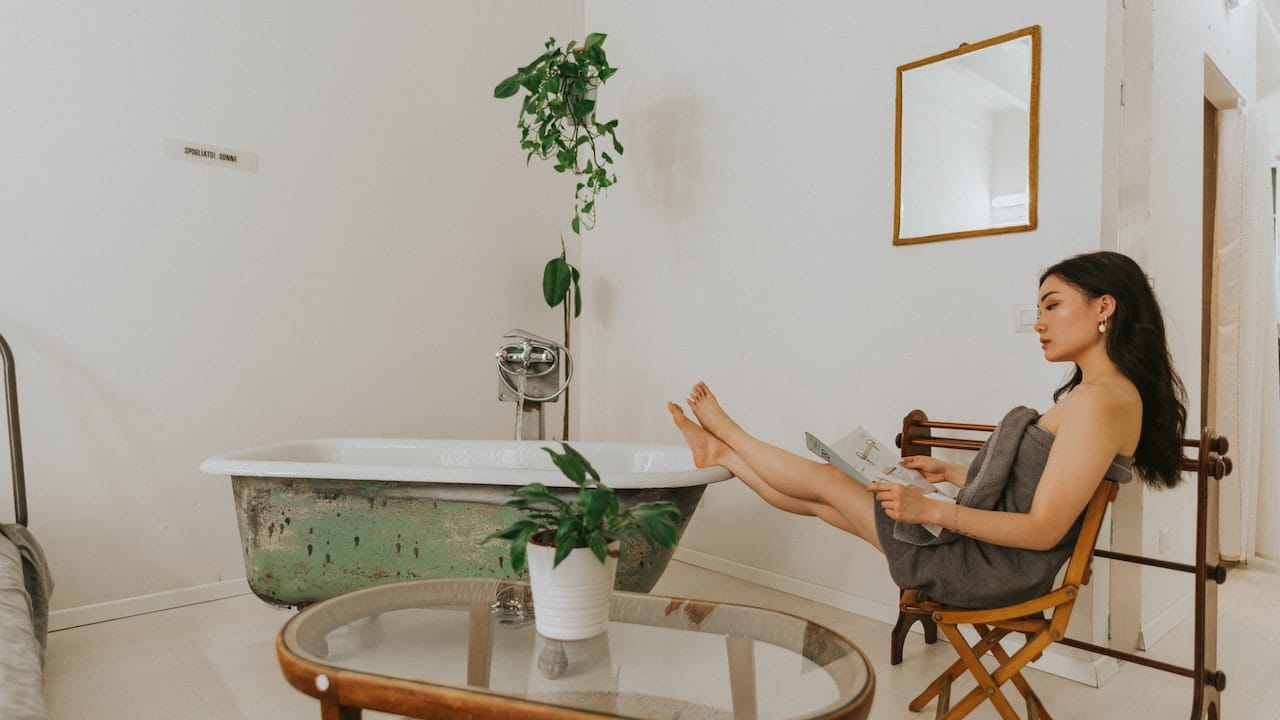 mantener plantas en el baño