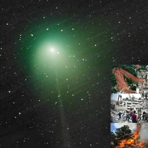 cometa verde es un símbolo de mala suerte