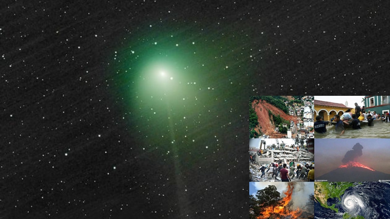 cometa verde es un símbolo de mala suerte
