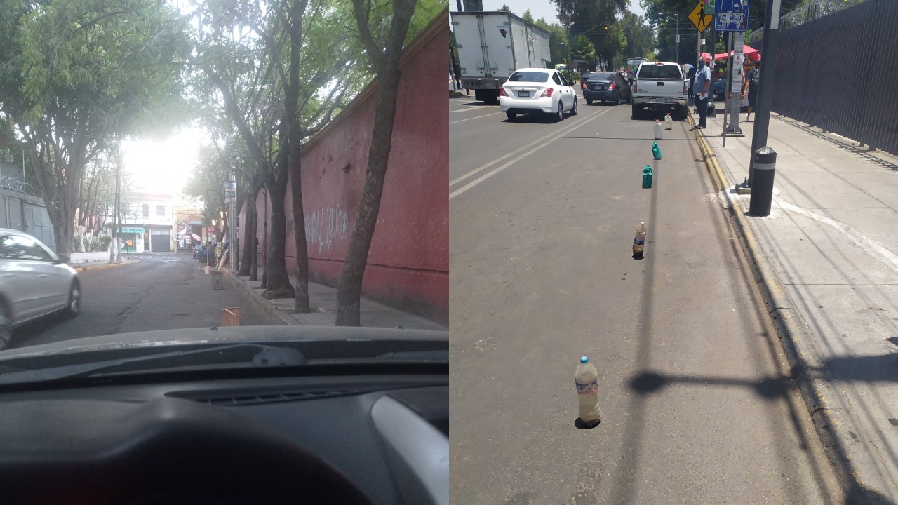 Cómo denunciar a los franeleros que apartan lugares