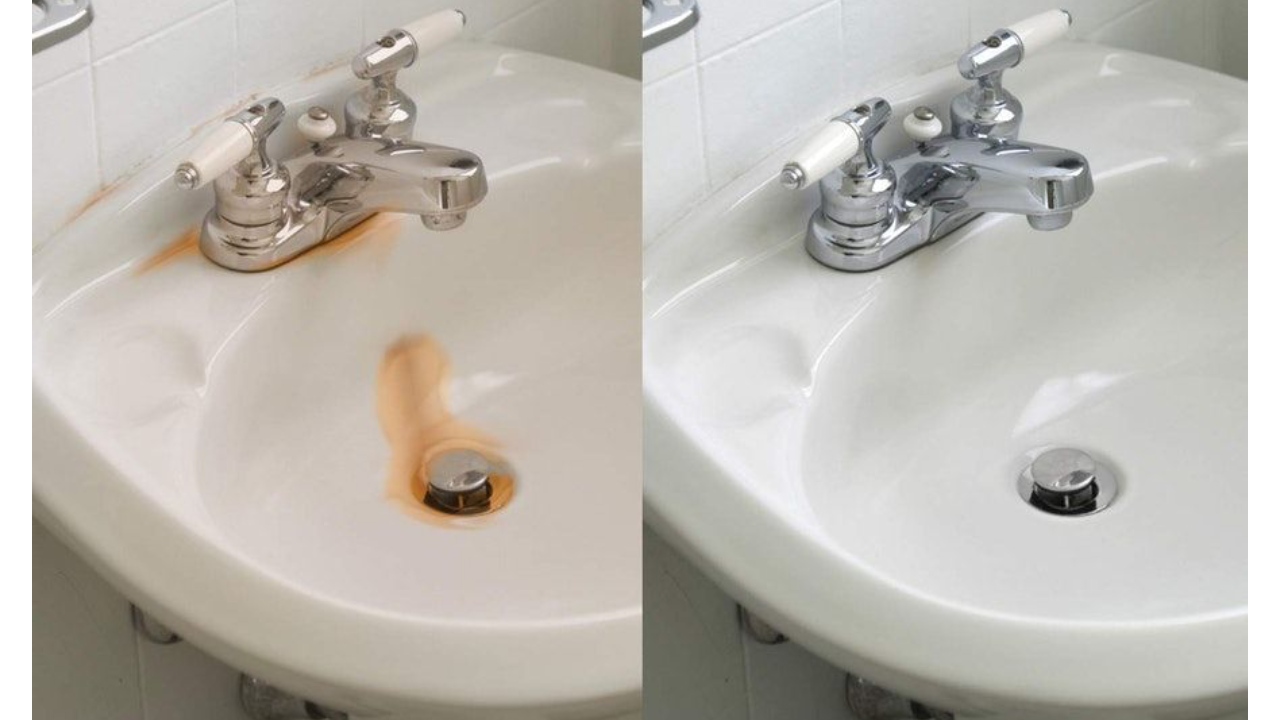 Cómo eliminar las manchas de óxido de tu lavabo y tina