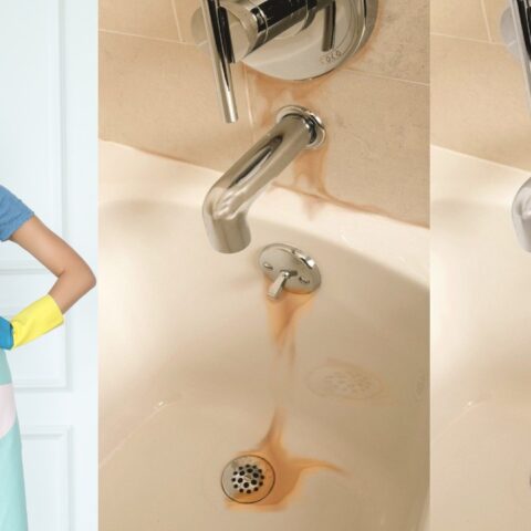 Cómo eliminar las manchas de óxido de tu lavabo y tina