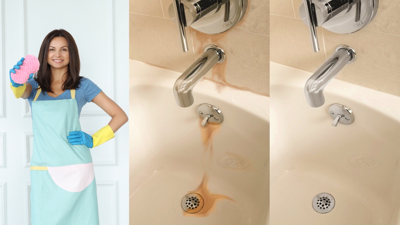 Cómo eliminar las manchas de óxido de tu lavabo y tina