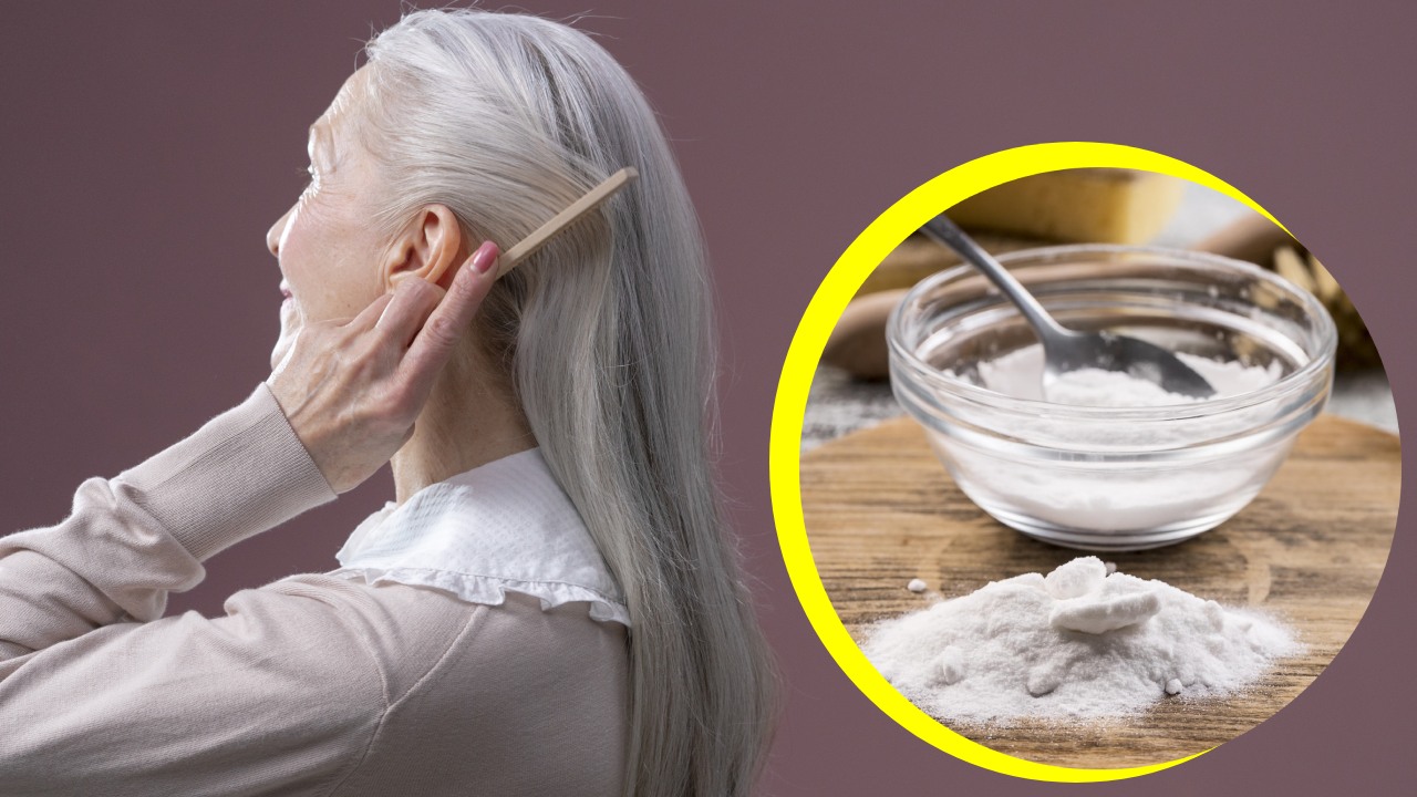 Tinte con bicarbonato para canas
