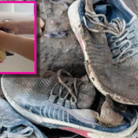 suciedad profunda de tus tenis