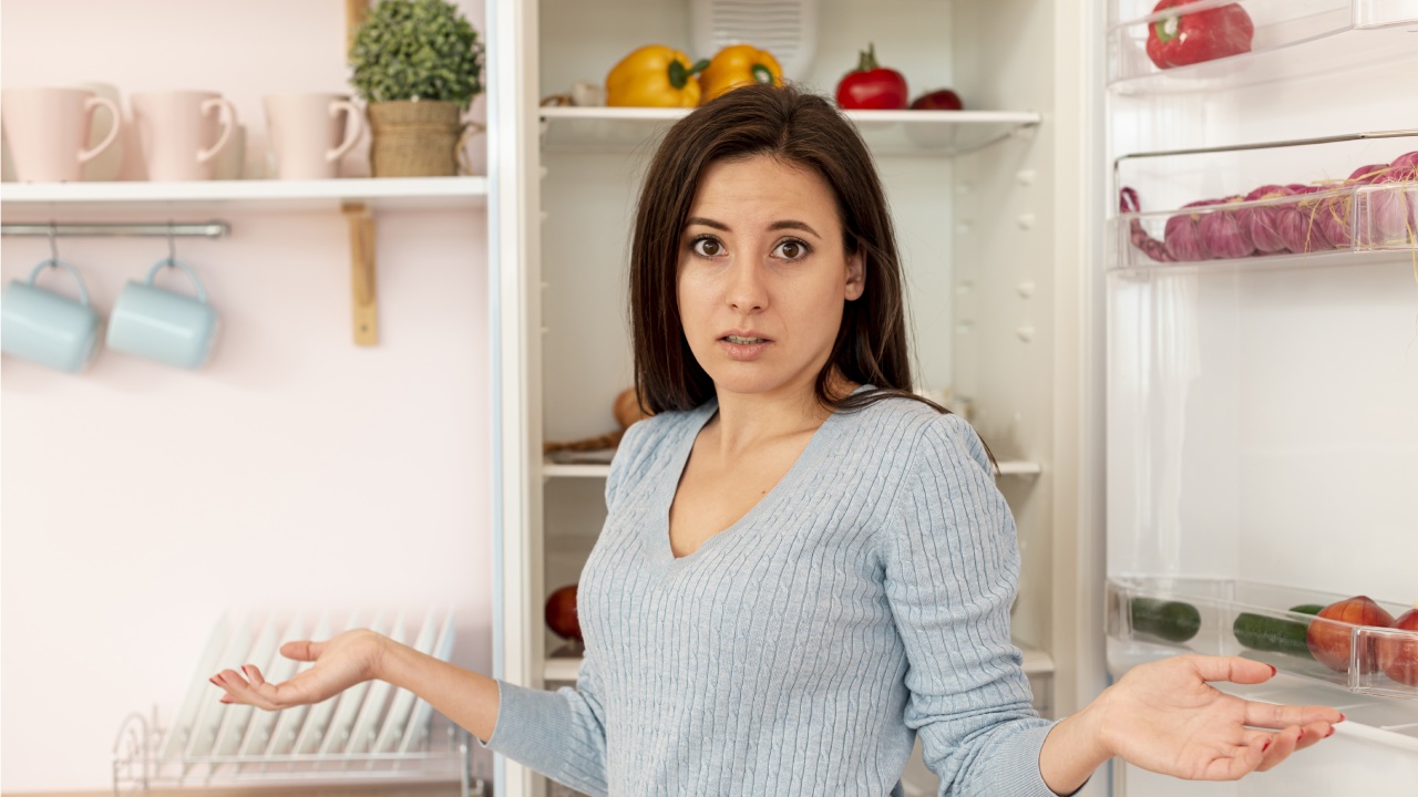 El botón en el refrigerador para evitar malos olores