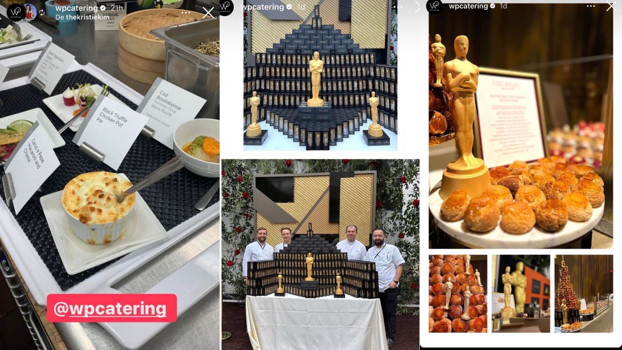 El menú de los premios Oscar 2023