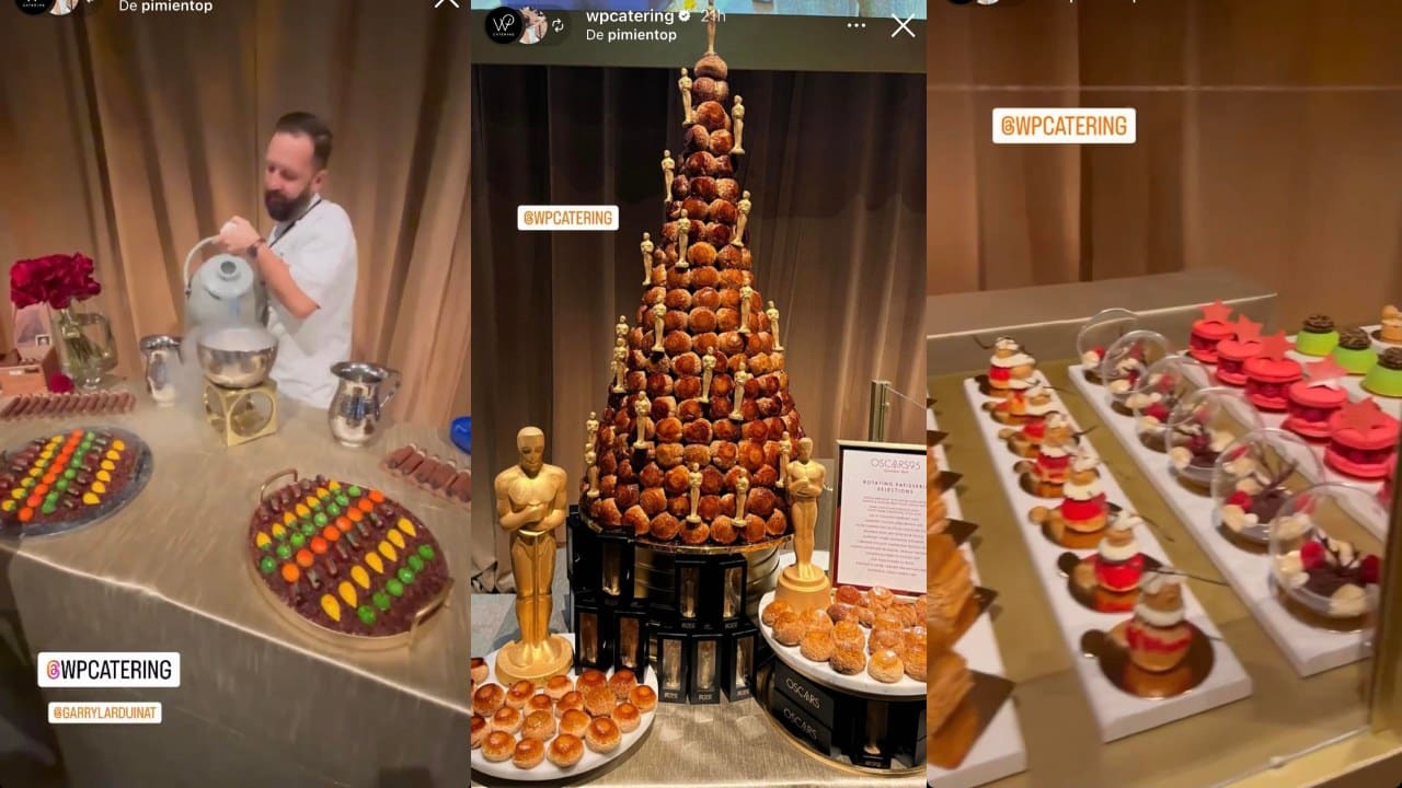 El menú de los premios Oscar 2023