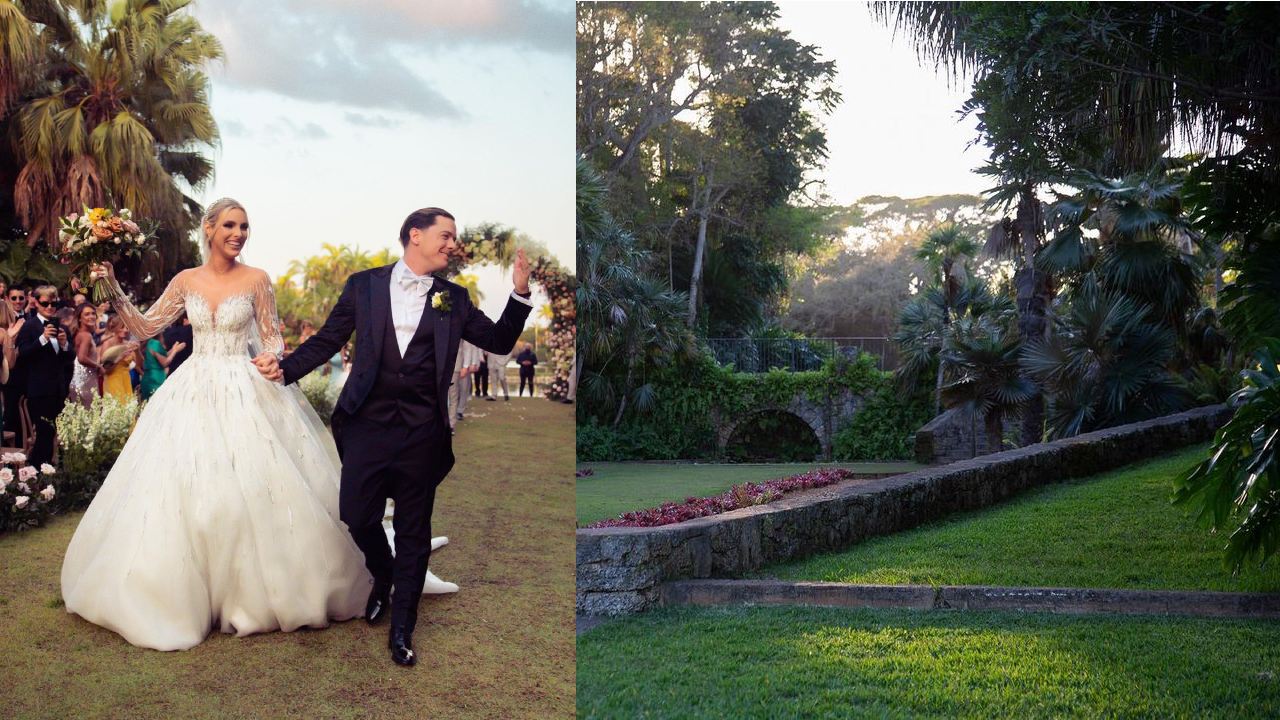 Jardín de la boda de Lele Pons y Guaynaa