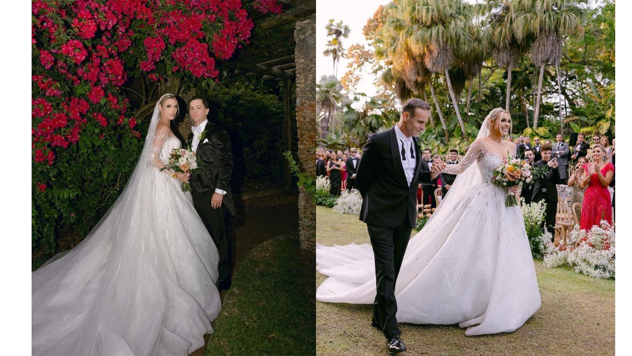 Jardín de la boda de Lele Pons y Guaynaa