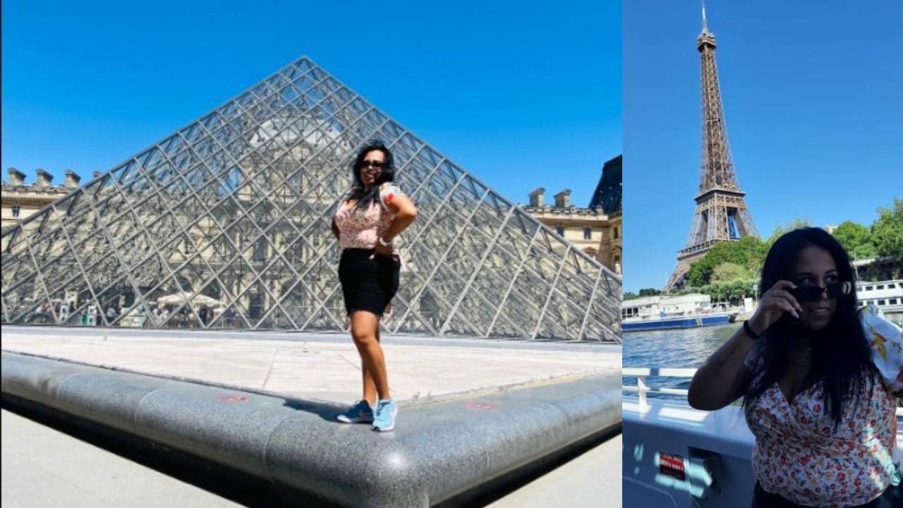 Mujer viajó a París trabajando en el tienguis