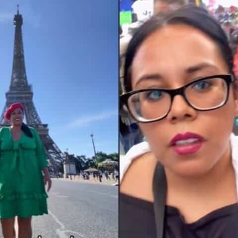 Mujer viajó a París trabajando en el tienguis
