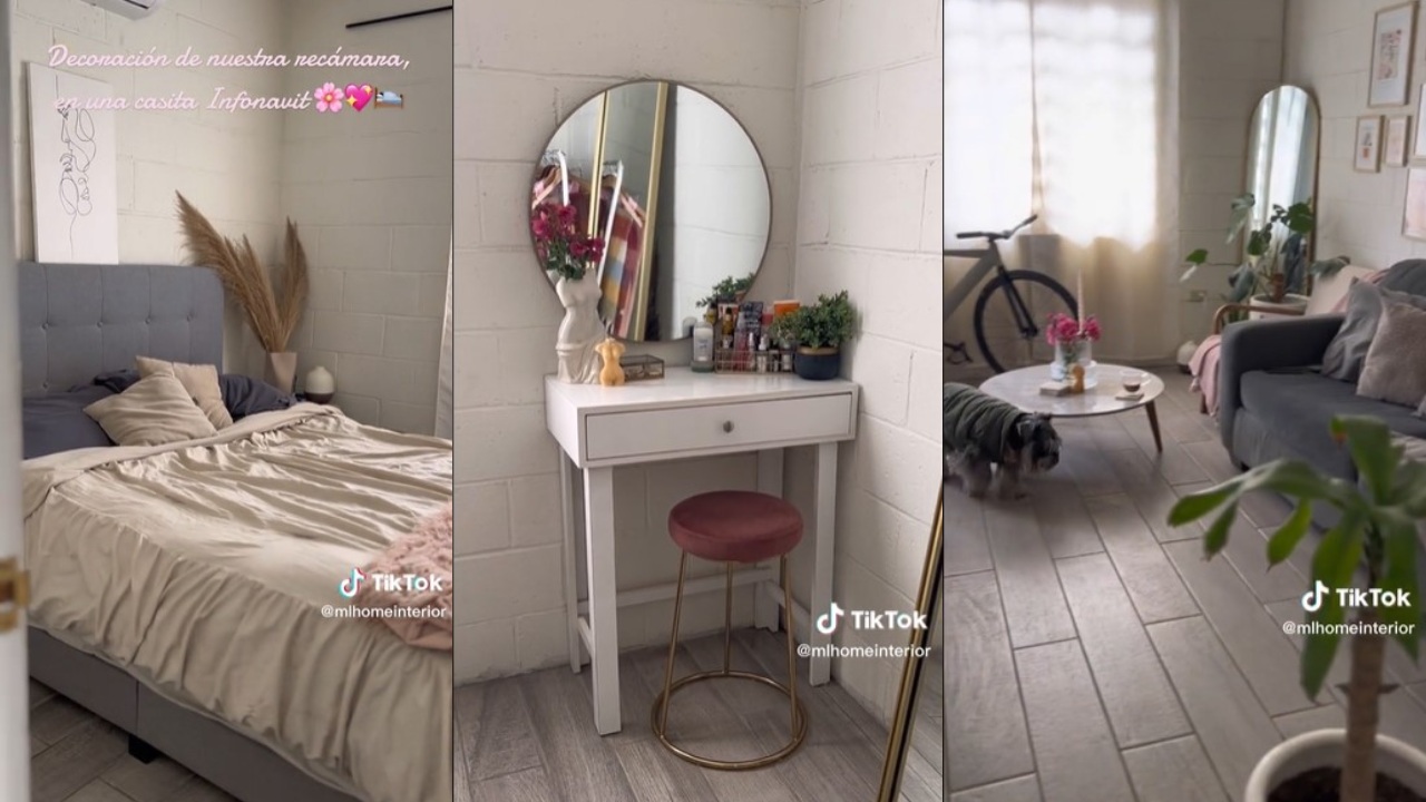 Presume su casita de Infonavit con hermosa decoración