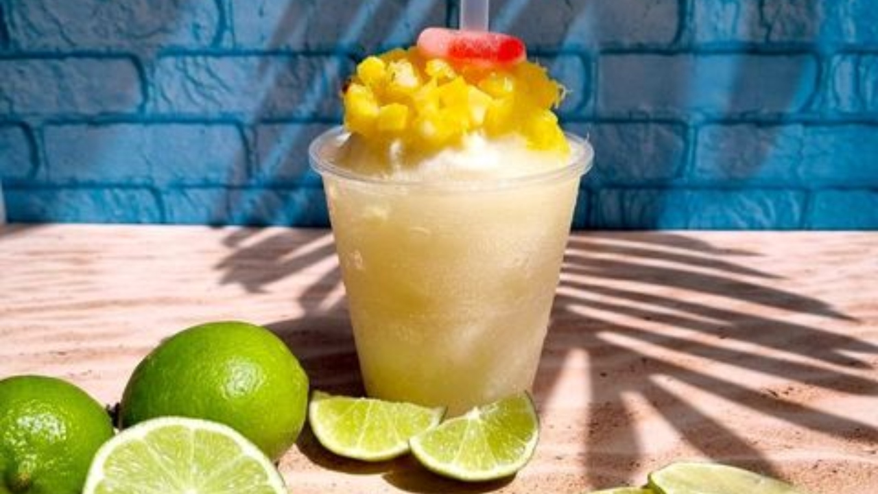 bebida congelada de limón