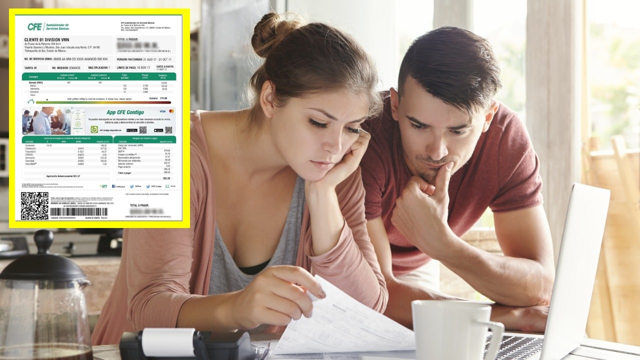 Recibo de luz nuevas tarifas de alto consumo en CFE