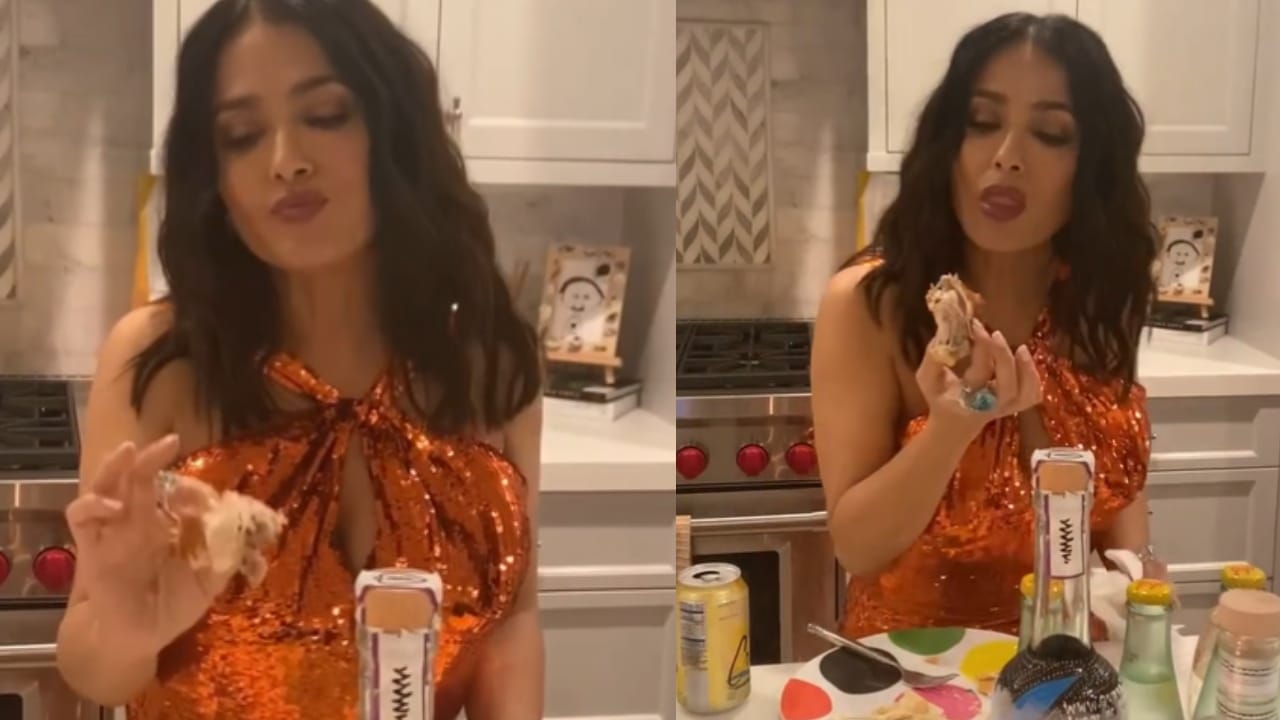 la actriz mexicana cenó pollo