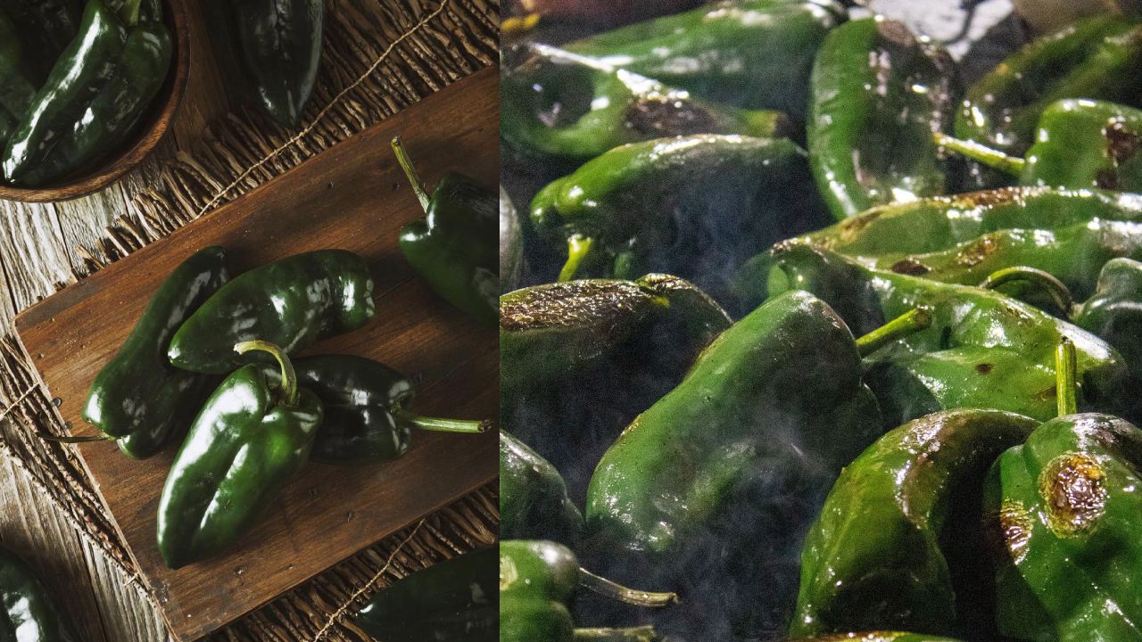 Técnica para pelar chiles poblanos rápido