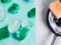 Hielo para lavar sartenes