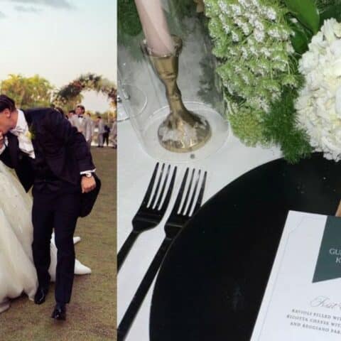 menú de la boda de Lele Pons y Guaynaa