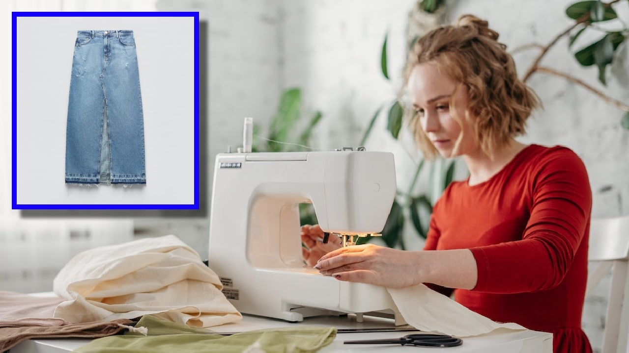 hacer tu propia maxifalda de Zara