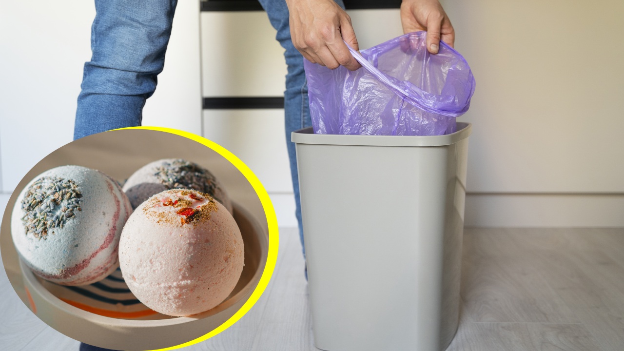 bombas aromáticas para eliminar el mal olor del bote de basura