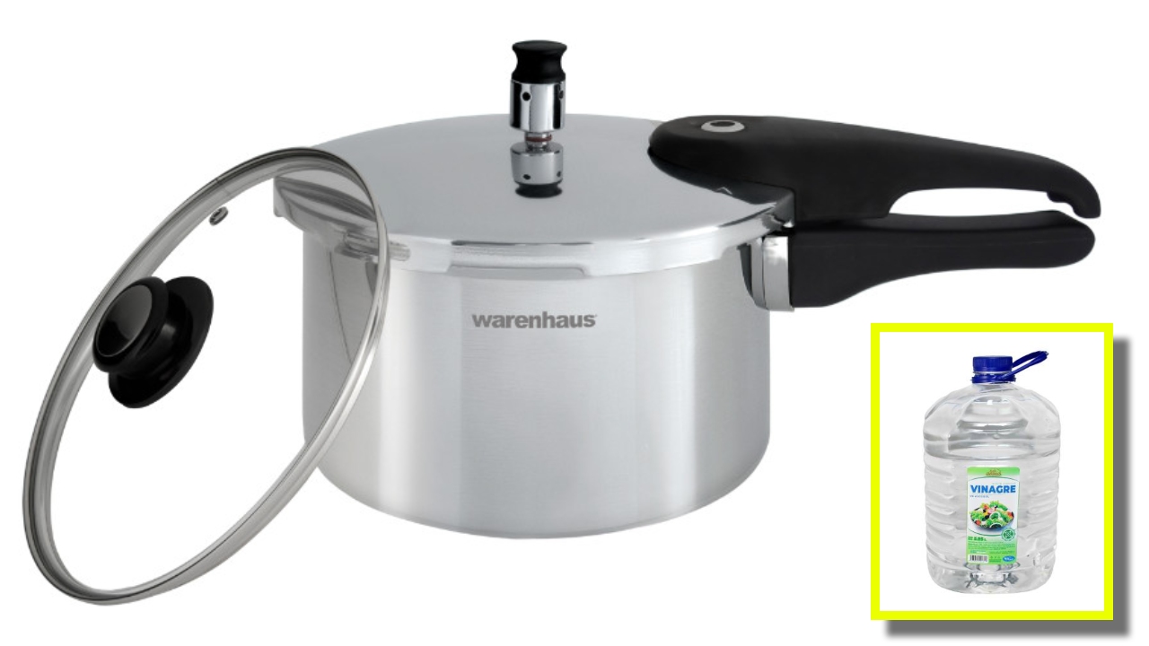 curar una olla de presión