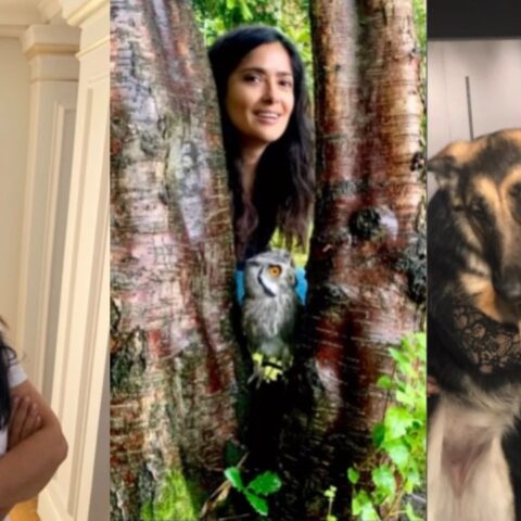 Salma Hayek tiene un zoológico de mascotas exóticas en casa