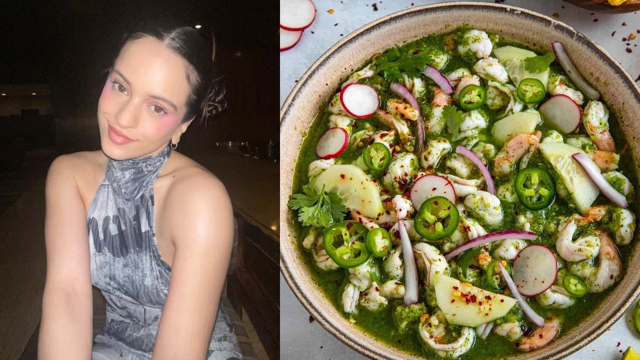 La receta de camarones al aguachile verde