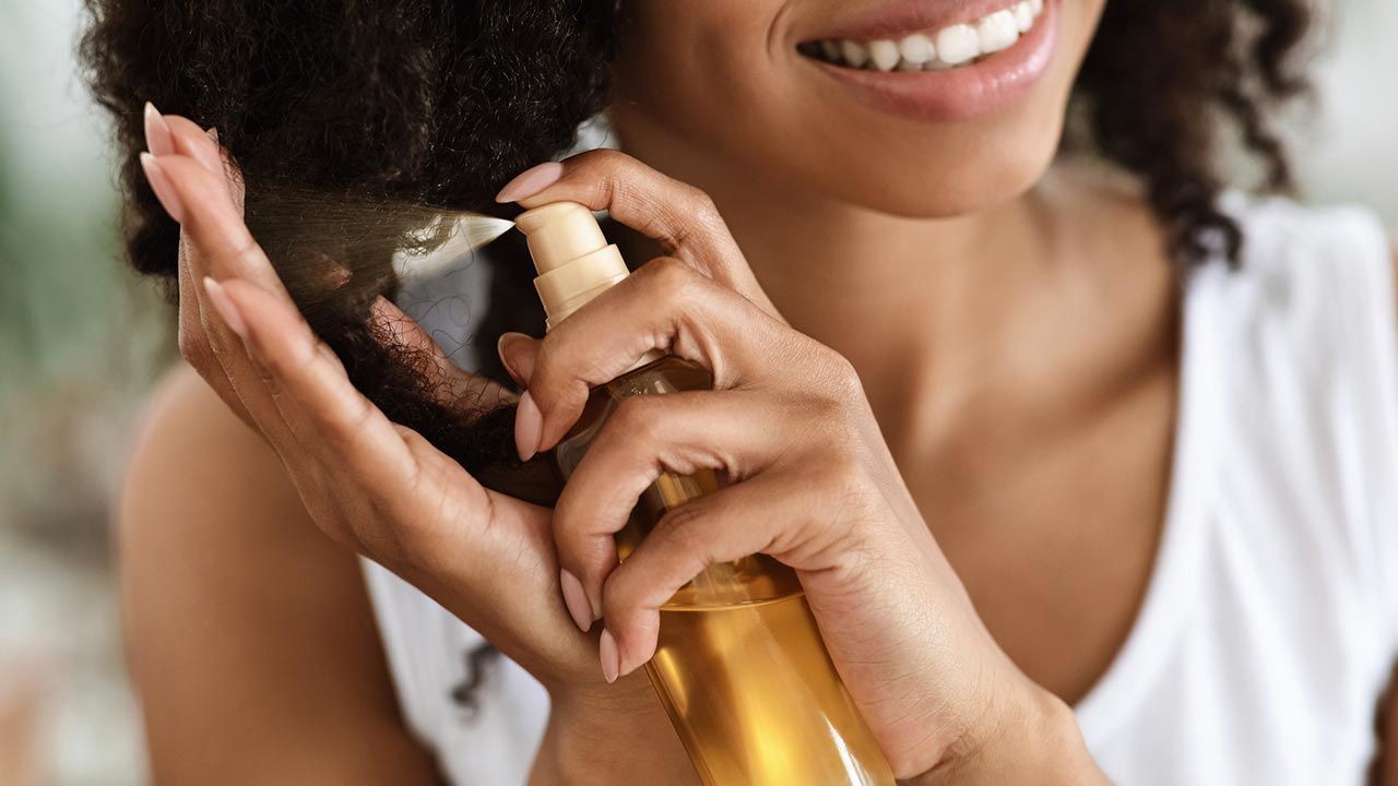 Tónico de cilantro para cabello