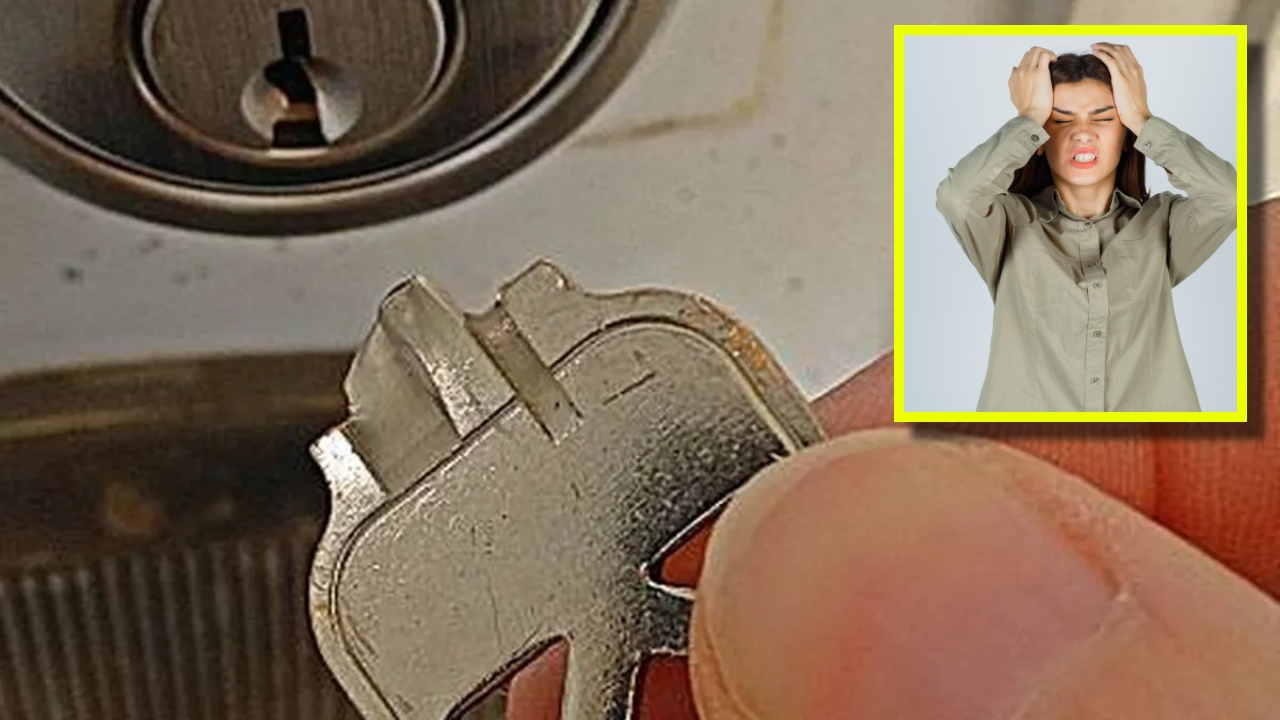 Cómo sacar una llave partida de una cerradura 