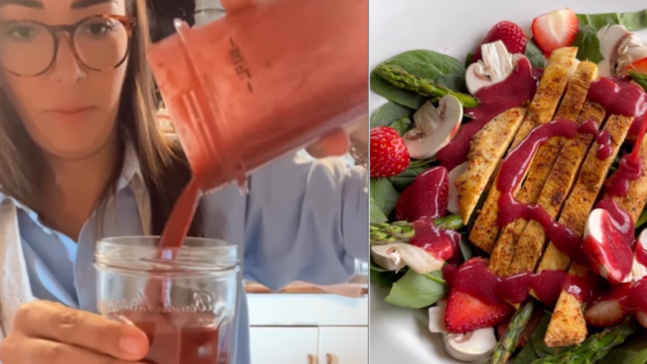 aderezo de fresa light