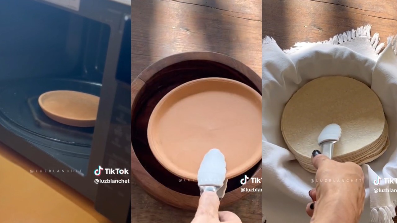 Tortillas y pan calientes