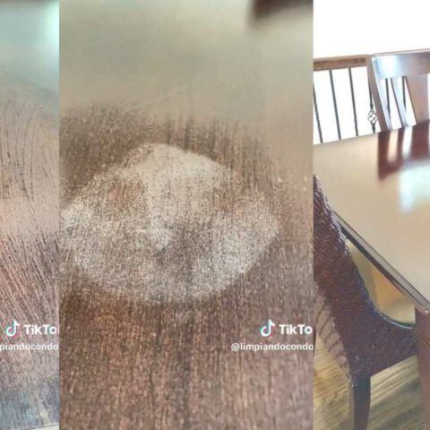 Eliminar manchas blancas de mesas de madera
