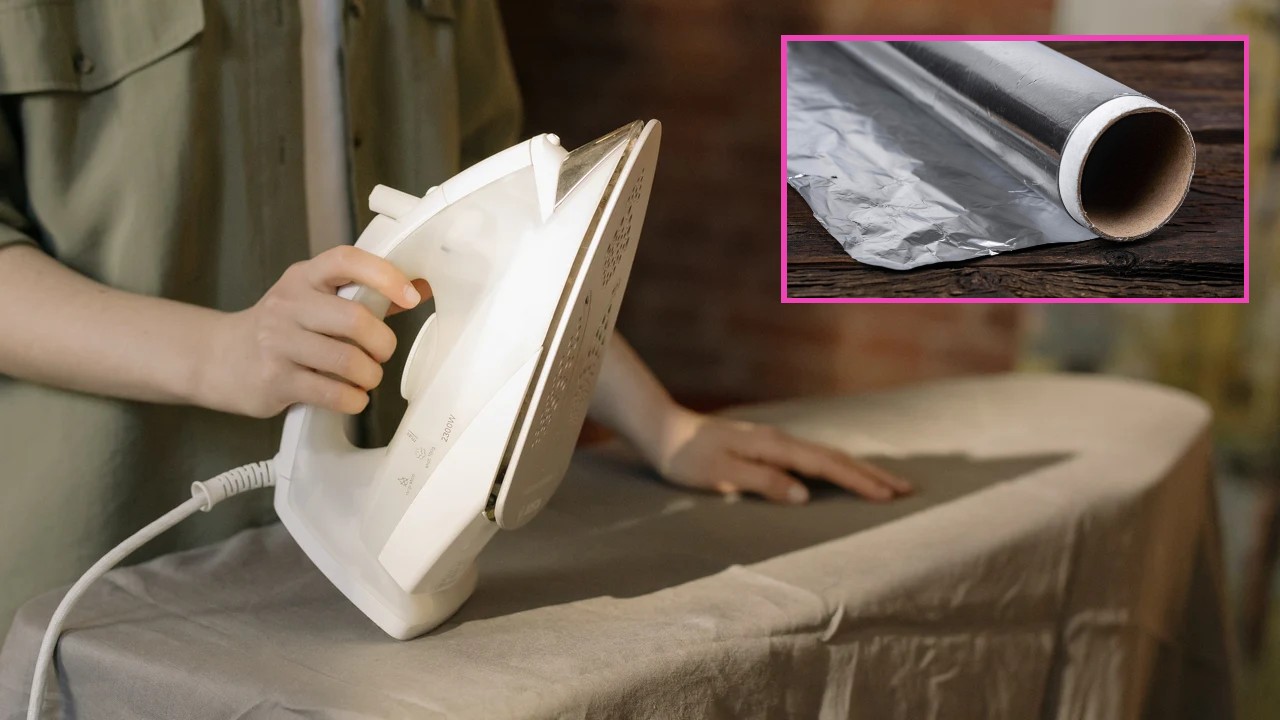 Usar papel aluminio para planchar