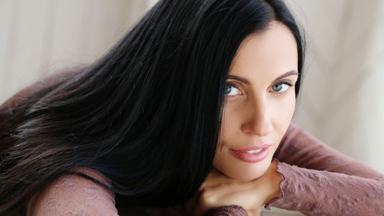 Cabello negro tinte casero