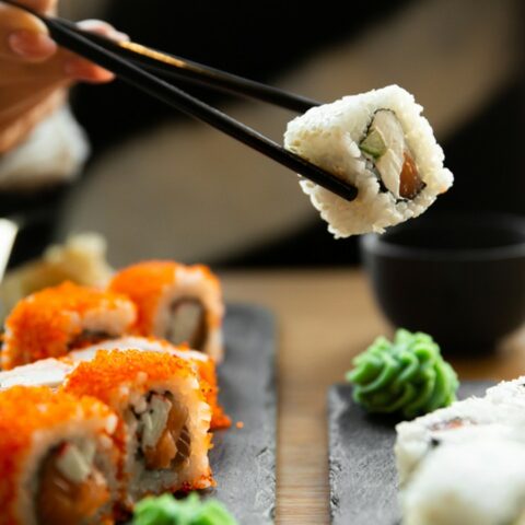 Peligro de comer sushi