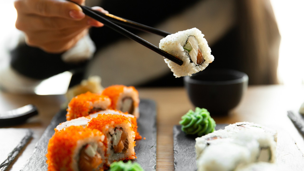 Peligro de comer sushi