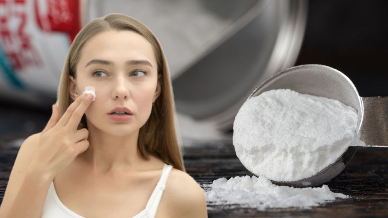 Aplicación de mascarillas de bicarbonato