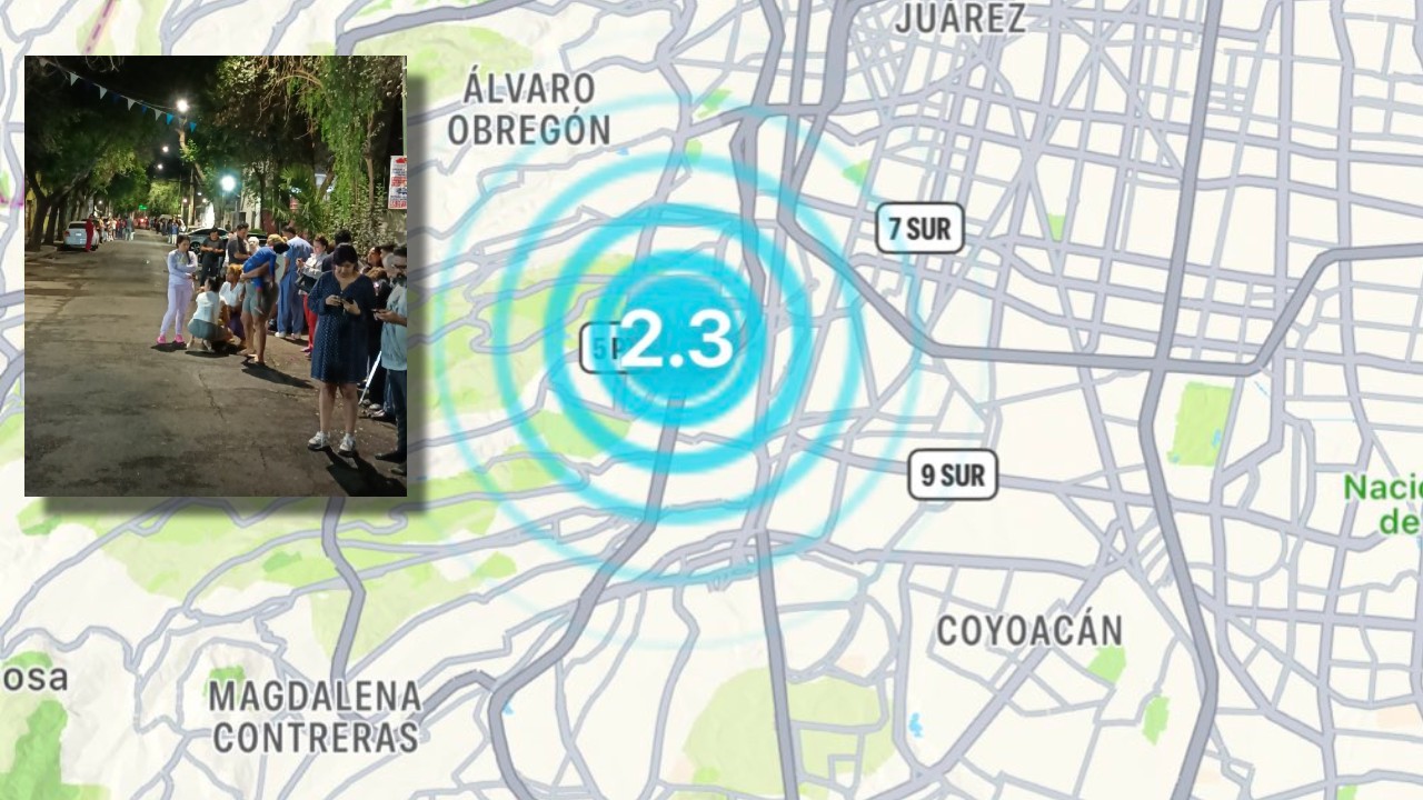 tiembla con epicentro en la CDMX