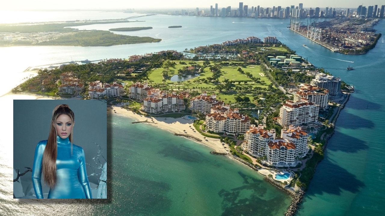 exclusivo sitio donde Shakira busca casa en Miami