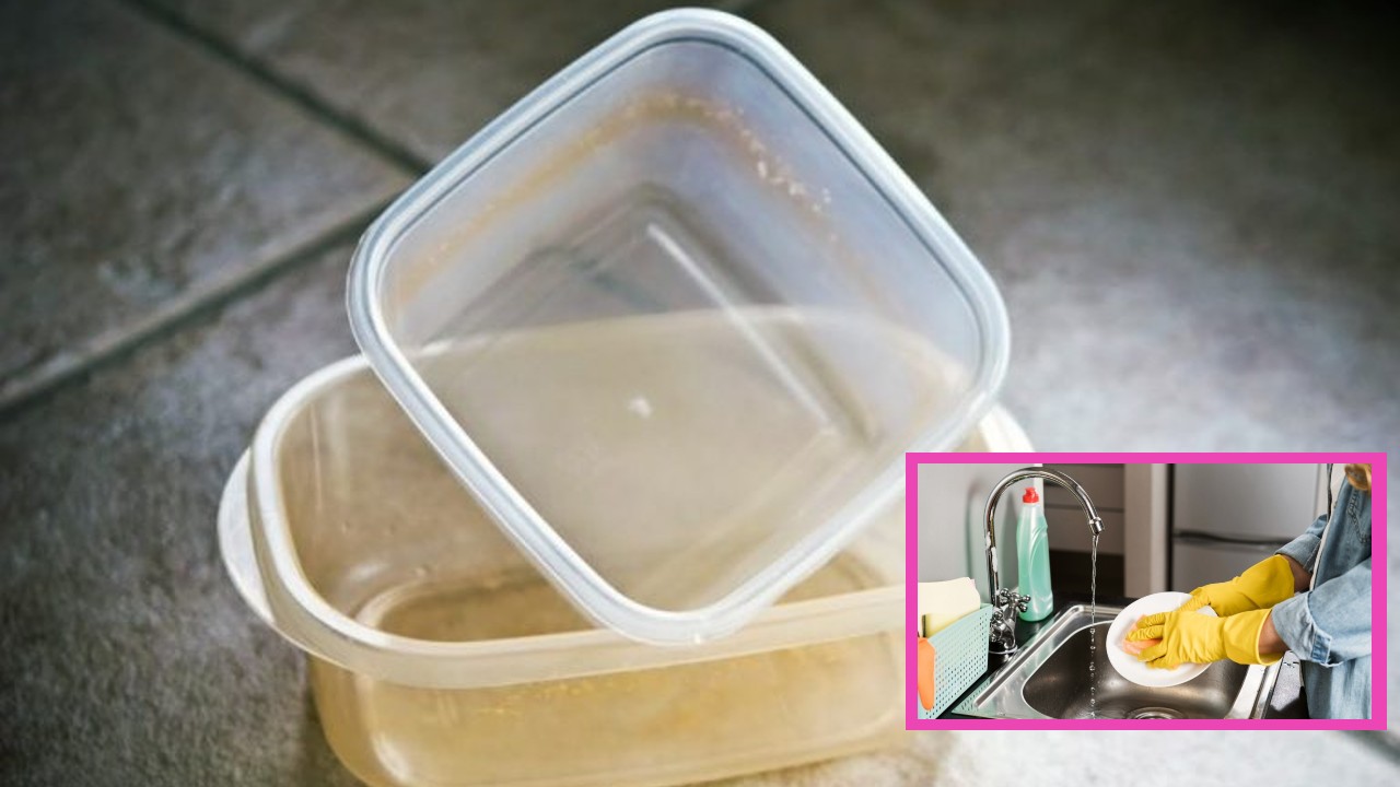 Eliminar manchas amarillas de los tápers