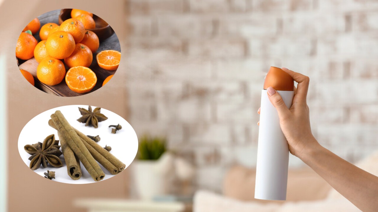 Aromatizante casero naranja canela