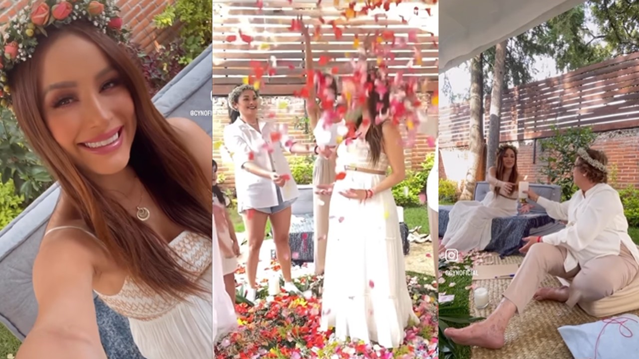 Así fue la ceremonia de Baby Blessing de Cynthia
