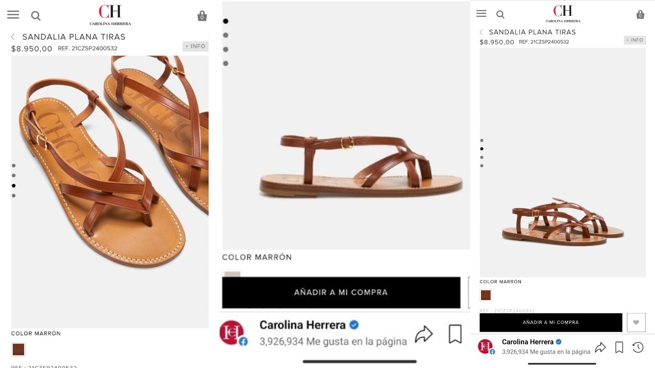 Huaraches Carolina Herrera inspirados en artesania mexicana